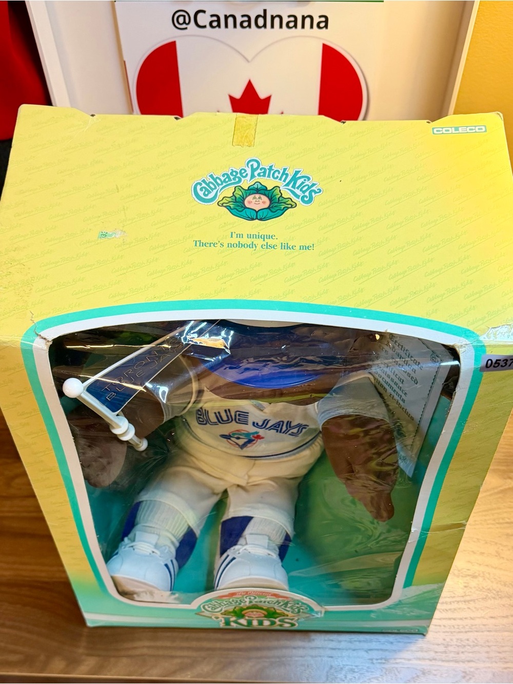Vintage 1987 Toronto Blue Jays Cabbage Patch Kid NRFB - Picture 3 of 6